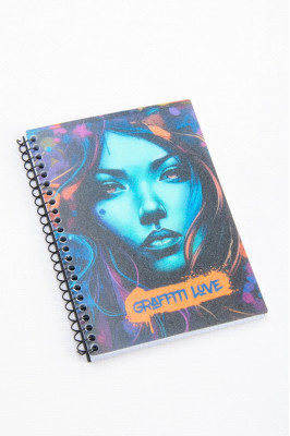 Блокнот на спіралі, А6, 48 аркушів